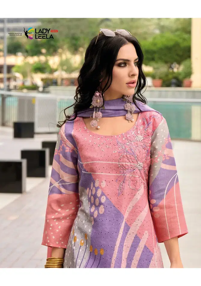 Summer Pastels By Lady Leela Designer Kurti With Bottom Dupatta Wholesale Price In Surat